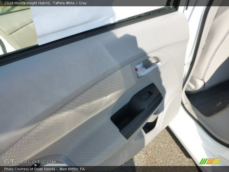 Taffeta White / Gray 2013 Honda Insight Hybrid