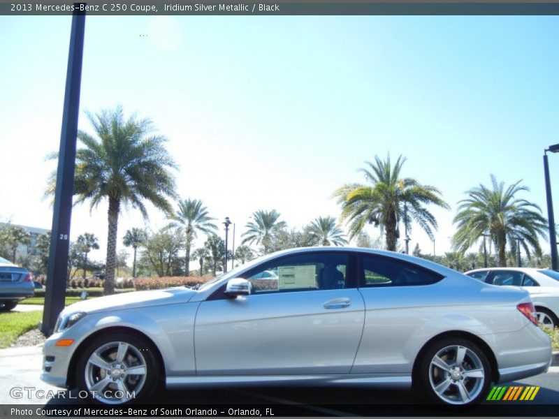 Iridium Silver Metallic / Black 2013 Mercedes-Benz C 250 Coupe