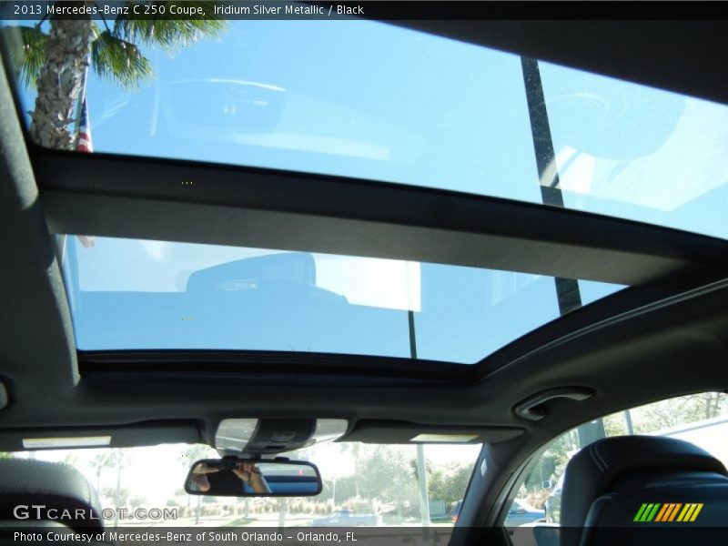 Iridium Silver Metallic / Black 2013 Mercedes-Benz C 250 Coupe