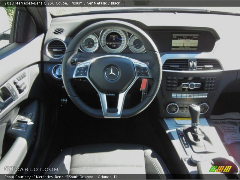 Iridium Silver Metallic / Black 2013 Mercedes-Benz C 250 Coupe