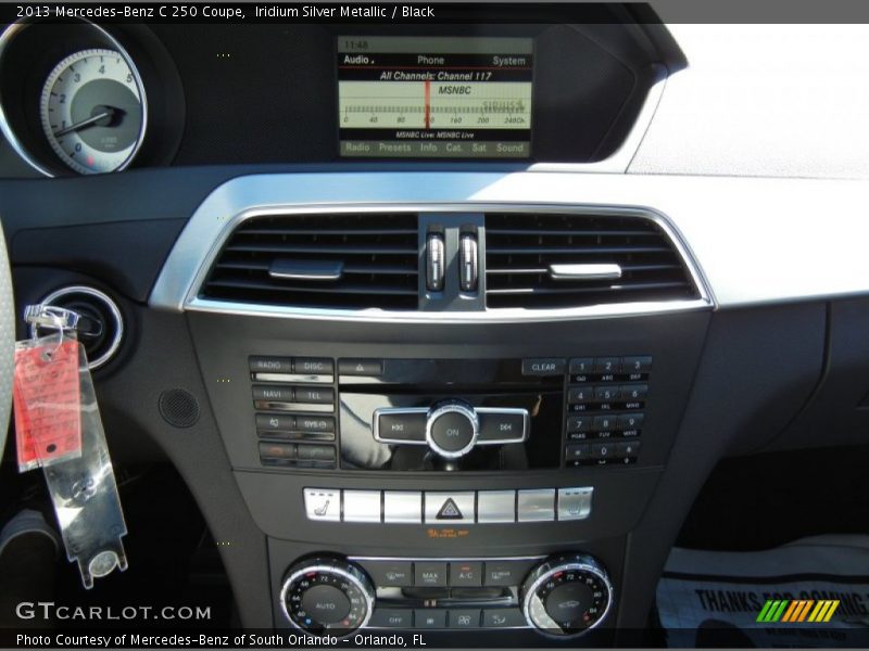 Iridium Silver Metallic / Black 2013 Mercedes-Benz C 250 Coupe