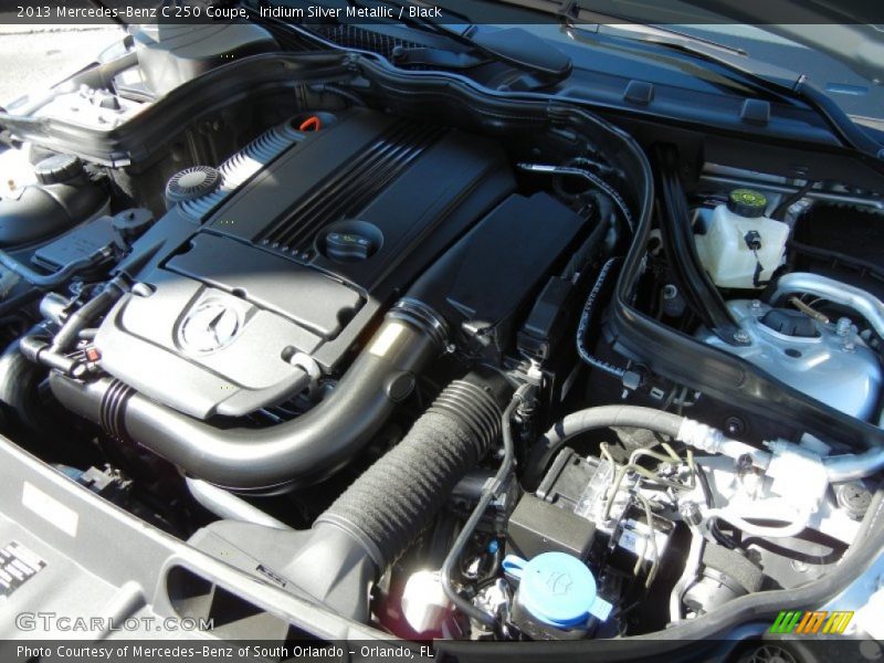 Iridium Silver Metallic / Black 2013 Mercedes-Benz C 250 Coupe