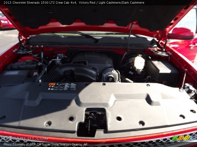 Victory Red / Light Cashmere/Dark Cashmere 2013 Chevrolet Silverado 1500 LTZ Crew Cab 4x4