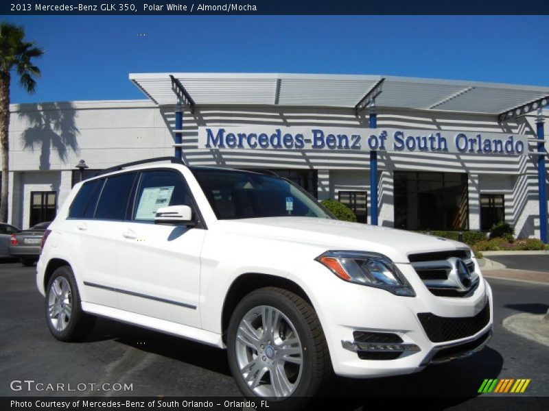 Polar White / Almond/Mocha 2013 Mercedes-Benz GLK 350