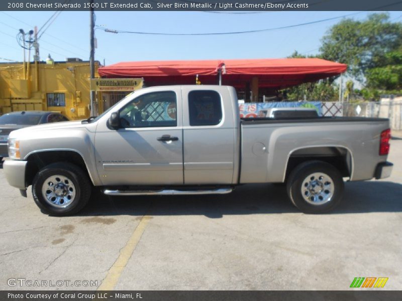 Silver Birch Metallic / Light Cashmere/Ebony Accents 2008 Chevrolet Silverado 1500 LT Extended Cab