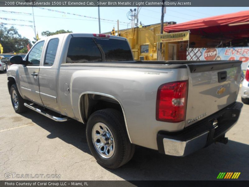 Silver Birch Metallic / Light Cashmere/Ebony Accents 2008 Chevrolet Silverado 1500 LT Extended Cab
