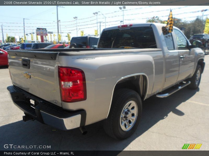 Silver Birch Metallic / Light Cashmere/Ebony Accents 2008 Chevrolet Silverado 1500 LT Extended Cab
