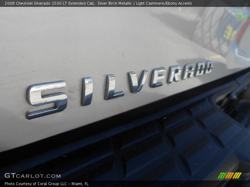 Silver Birch Metallic / Light Cashmere/Ebony Accents 2008 Chevrolet Silverado 1500 LT Extended Cab