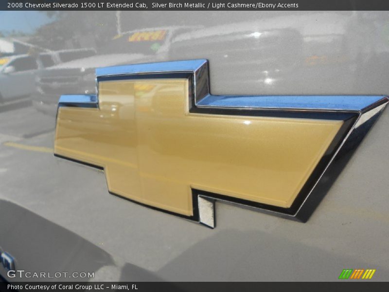 Silver Birch Metallic / Light Cashmere/Ebony Accents 2008 Chevrolet Silverado 1500 LT Extended Cab