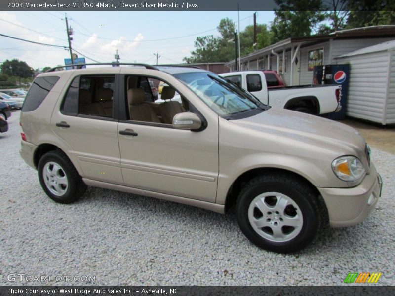 Desert Silver Metallic / Java 2003 Mercedes-Benz ML 350 4Matic