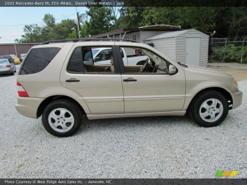 Desert Silver Metallic / Java 2003 Mercedes-Benz ML 350 4Matic