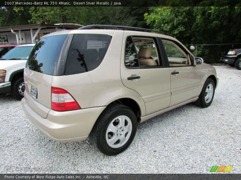 Desert Silver Metallic / Java 2003 Mercedes-Benz ML 350 4Matic