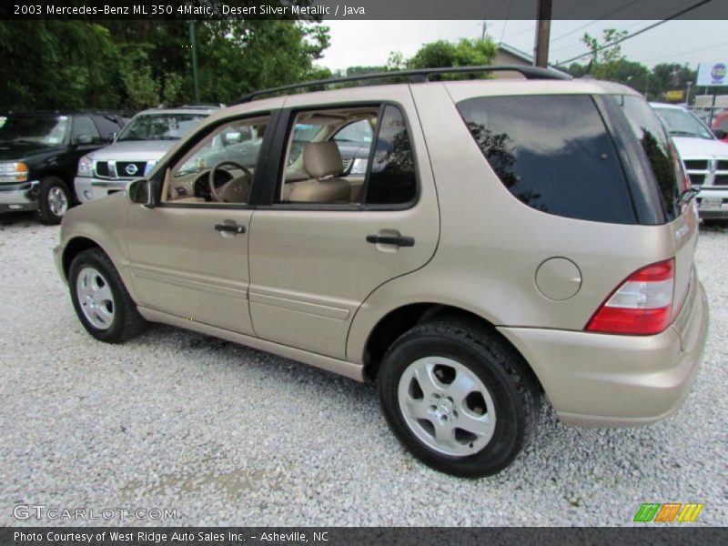 Desert Silver Metallic / Java 2003 Mercedes-Benz ML 350 4Matic