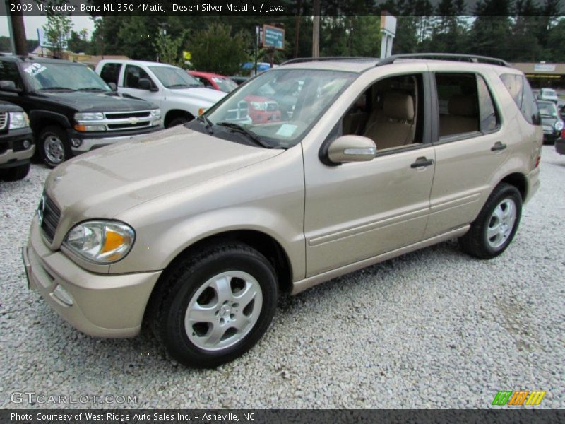 Desert Silver Metallic / Java 2003 Mercedes-Benz ML 350 4Matic