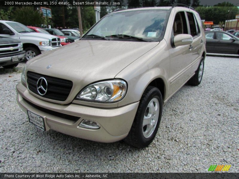 Desert Silver Metallic / Java 2003 Mercedes-Benz ML 350 4Matic