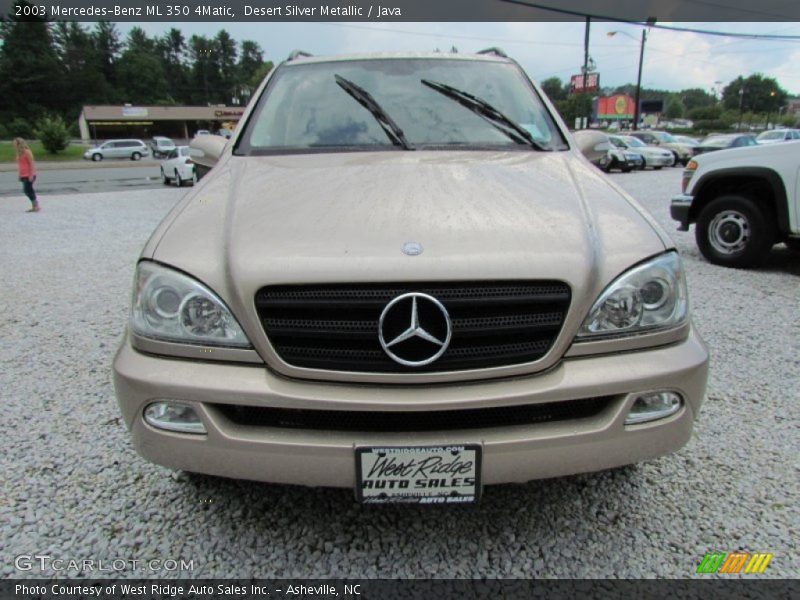 Desert Silver Metallic / Java 2003 Mercedes-Benz ML 350 4Matic