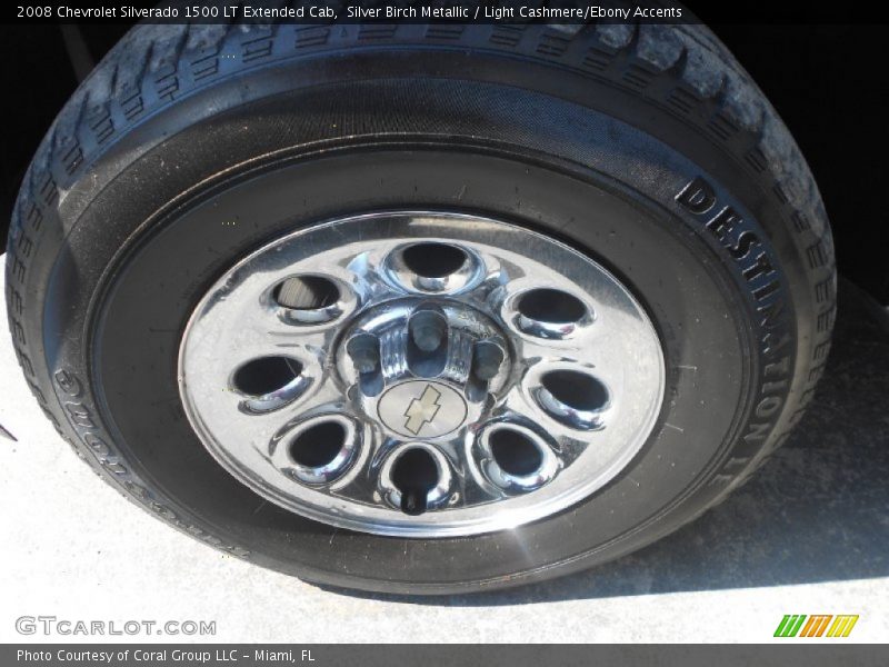 Silver Birch Metallic / Light Cashmere/Ebony Accents 2008 Chevrolet Silverado 1500 LT Extended Cab