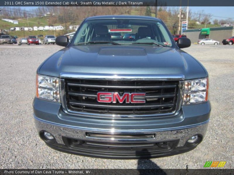 Stealth Gray Metallic / Dark Titanium 2011 GMC Sierra 1500 Extended Cab 4x4