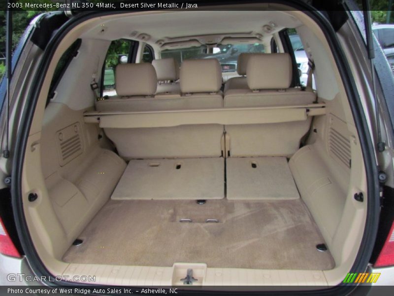 Desert Silver Metallic / Java 2003 Mercedes-Benz ML 350 4Matic