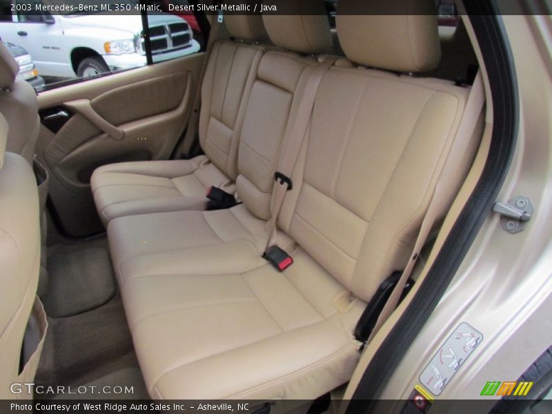 Desert Silver Metallic / Java 2003 Mercedes-Benz ML 350 4Matic