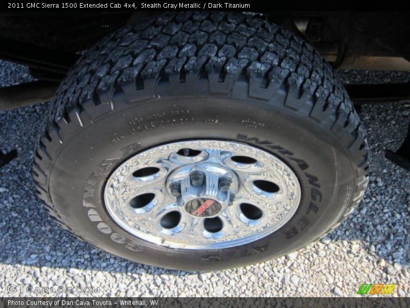 Stealth Gray Metallic / Dark Titanium 2011 GMC Sierra 1500 Extended Cab 4x4