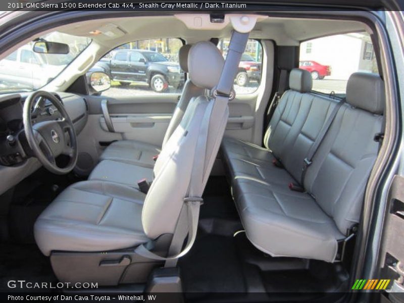 Stealth Gray Metallic / Dark Titanium 2011 GMC Sierra 1500 Extended Cab 4x4