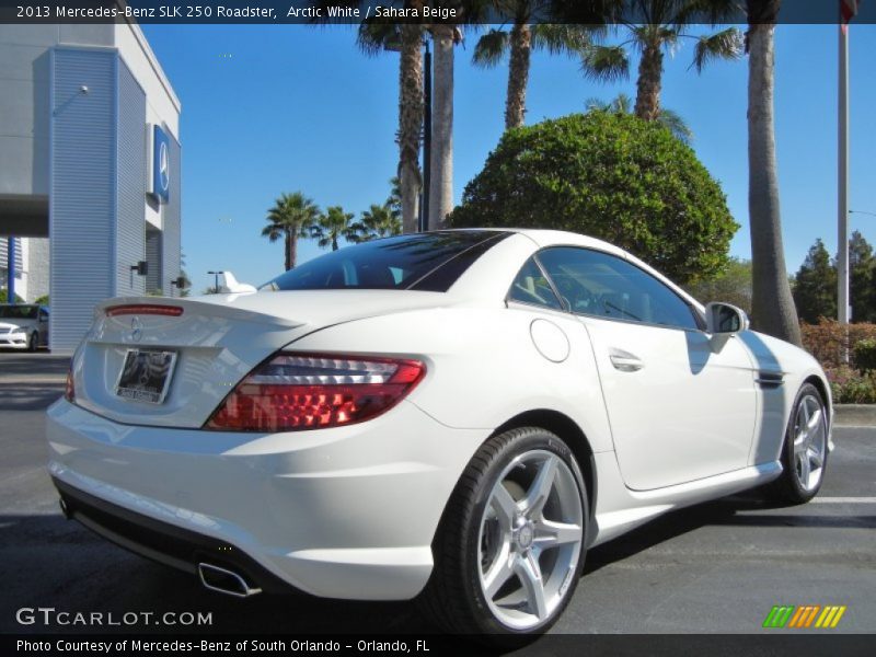 Arctic White / Sahara Beige 2013 Mercedes-Benz SLK 250 Roadster