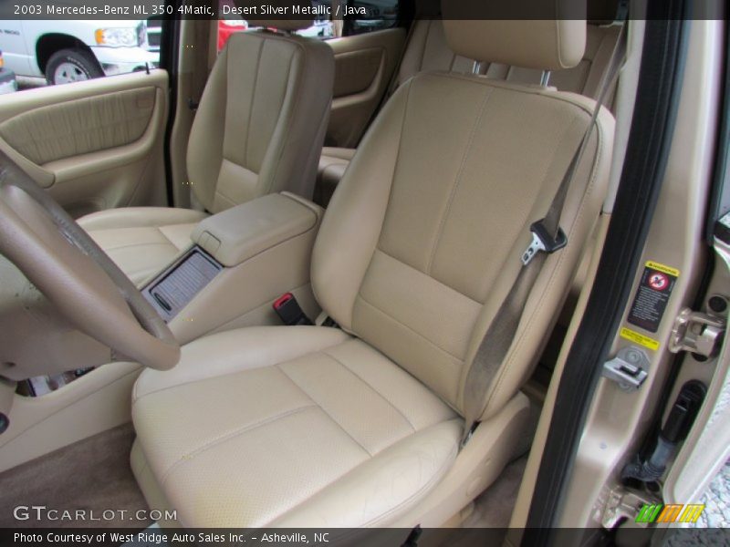 Desert Silver Metallic / Java 2003 Mercedes-Benz ML 350 4Matic