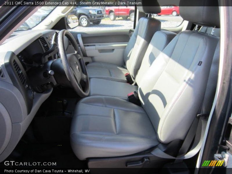 Stealth Gray Metallic / Dark Titanium 2011 GMC Sierra 1500 Extended Cab 4x4