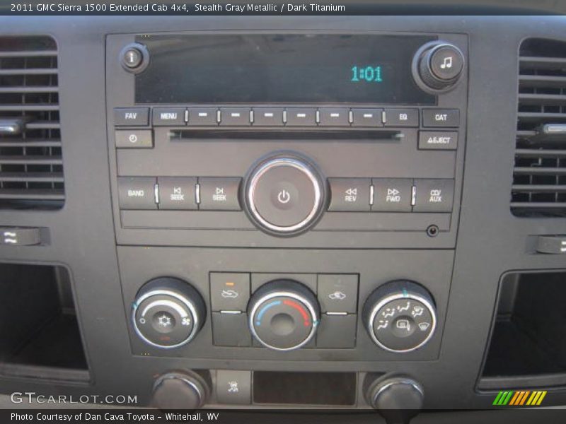 Stealth Gray Metallic / Dark Titanium 2011 GMC Sierra 1500 Extended Cab 4x4