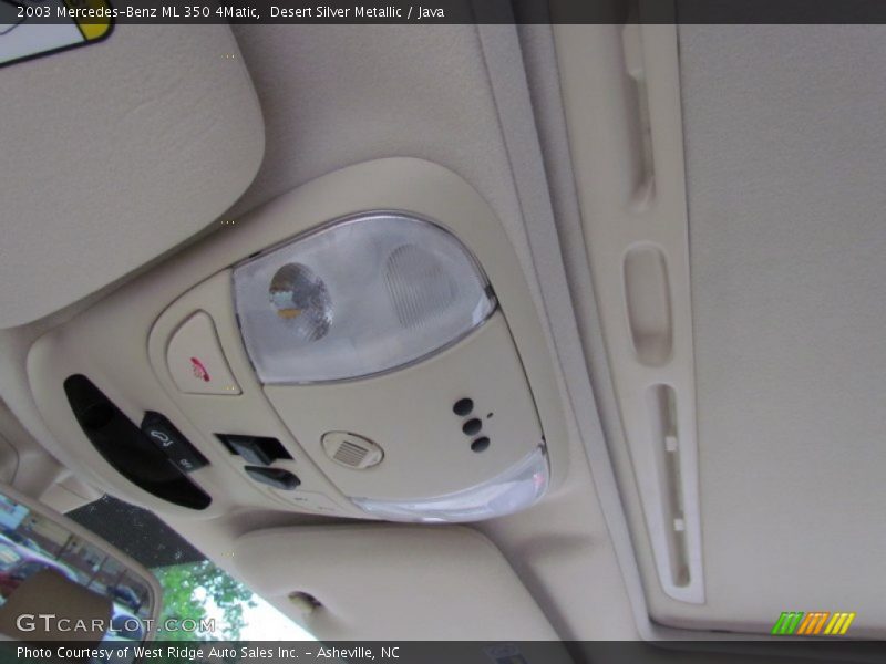 Desert Silver Metallic / Java 2003 Mercedes-Benz ML 350 4Matic