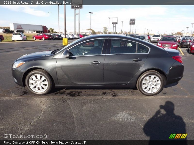 Smoky Gray Metallic / Ebony 2013 Buick Regal