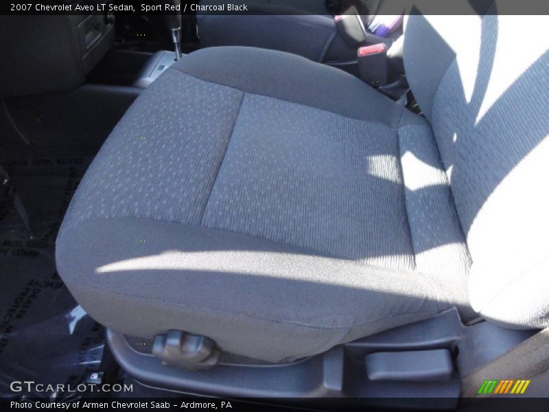 Sport Red / Charcoal Black 2007 Chevrolet Aveo LT Sedan