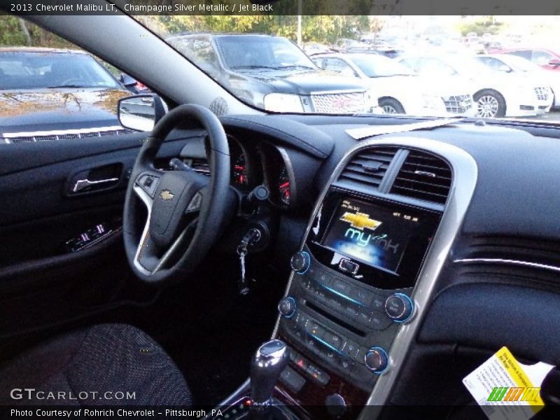 Champagne Silver Metallic / Jet Black 2013 Chevrolet Malibu LT