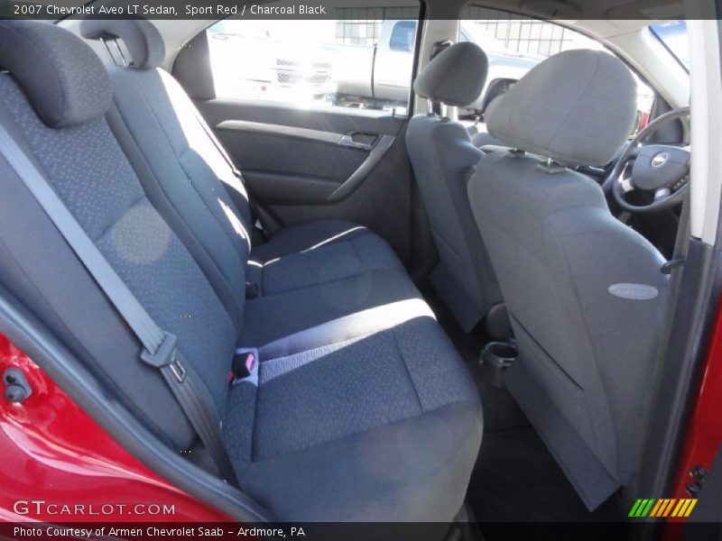 Sport Red / Charcoal Black 2007 Chevrolet Aveo LT Sedan