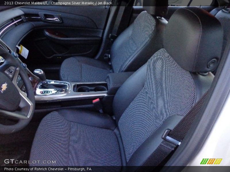 Champagne Silver Metallic / Jet Black 2013 Chevrolet Malibu LT