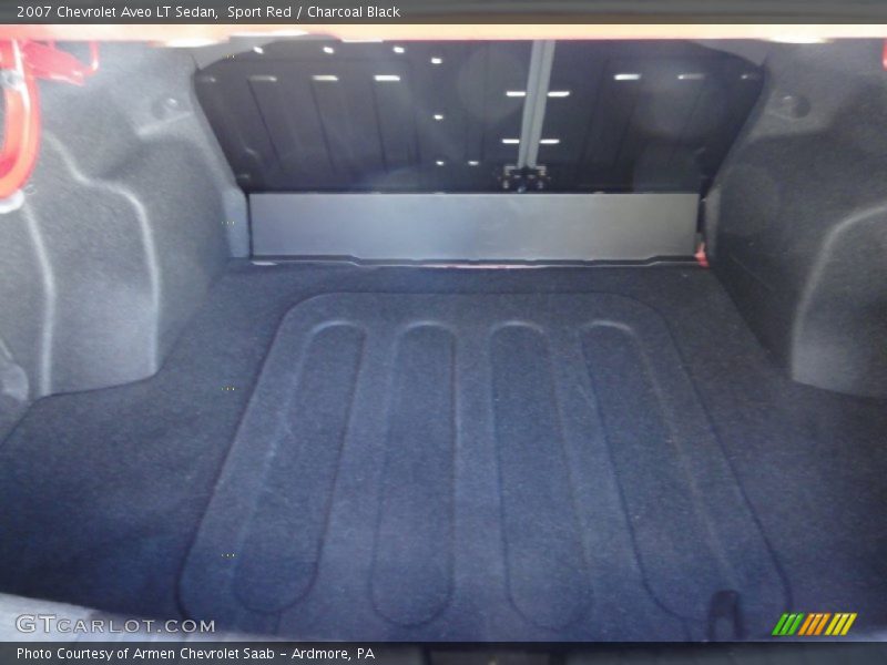 Sport Red / Charcoal Black 2007 Chevrolet Aveo LT Sedan