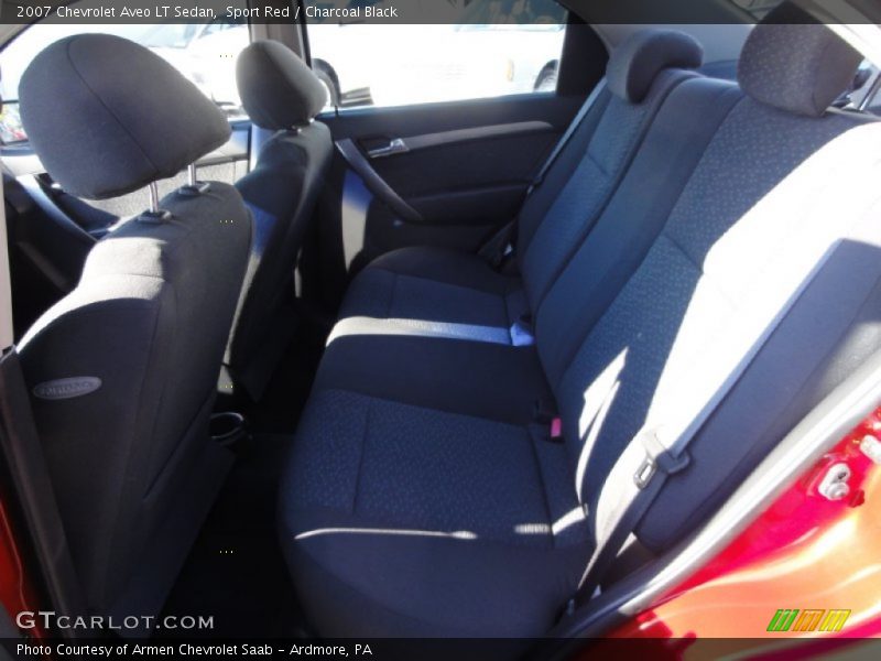 Sport Red / Charcoal Black 2007 Chevrolet Aveo LT Sedan