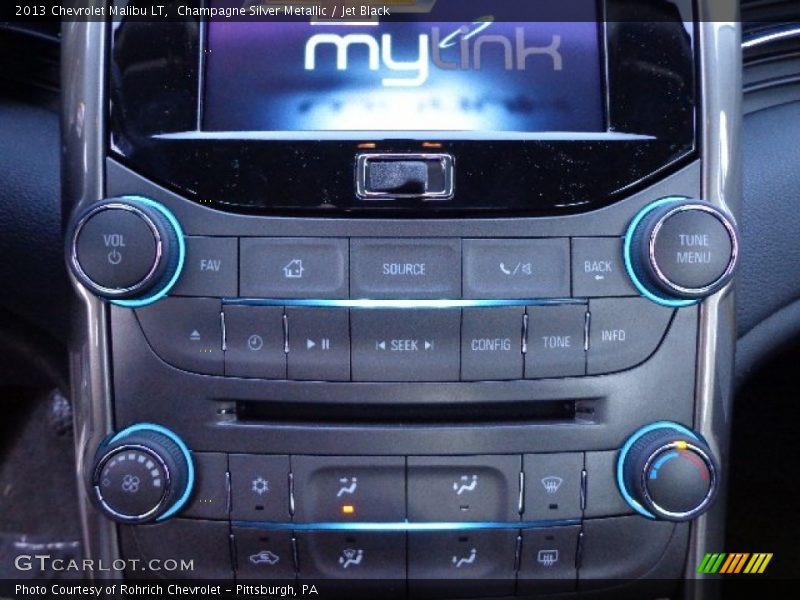 Champagne Silver Metallic / Jet Black 2013 Chevrolet Malibu LT