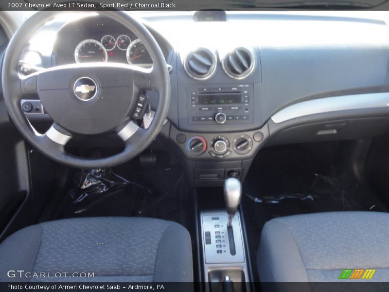 Sport Red / Charcoal Black 2007 Chevrolet Aveo LT Sedan