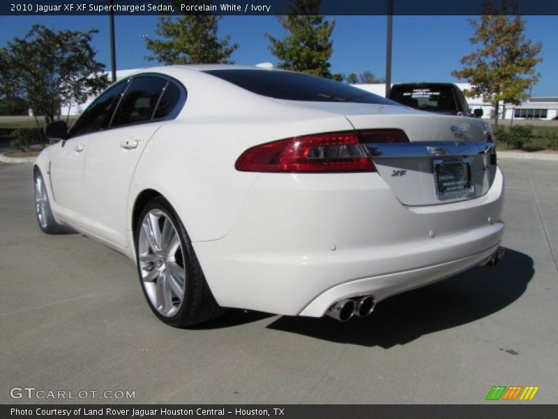 Porcelain White / Ivory 2010 Jaguar XF XF Supercharged Sedan