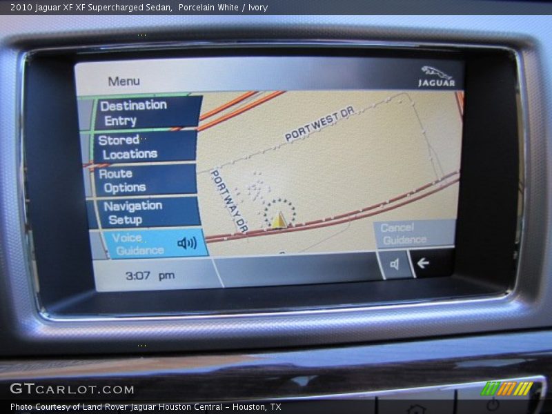 Navigation of 2010 XF XF Supercharged Sedan