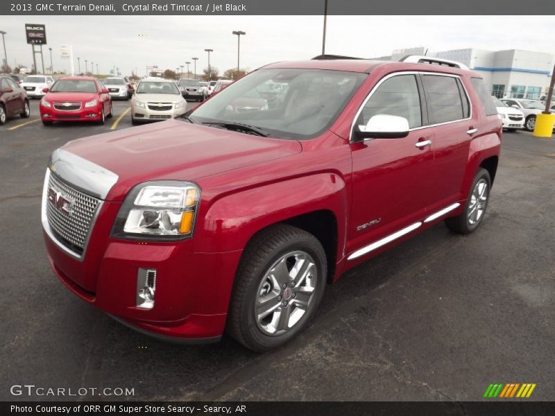 Crystal Red Tintcoat / Jet Black 2013 GMC Terrain Denali