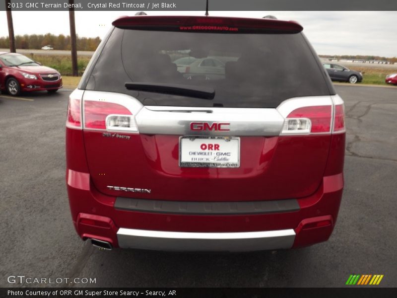 Crystal Red Tintcoat / Jet Black 2013 GMC Terrain Denali