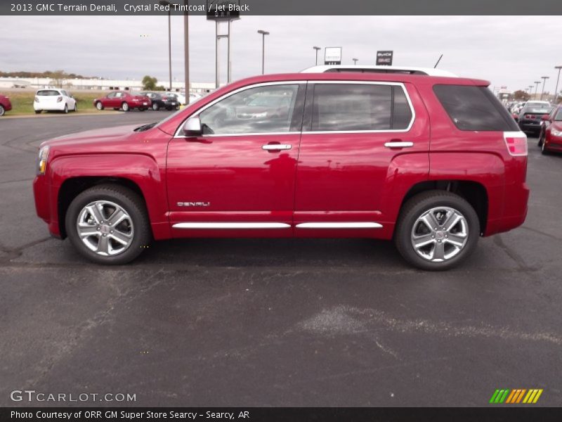 Crystal Red Tintcoat / Jet Black 2013 GMC Terrain Denali