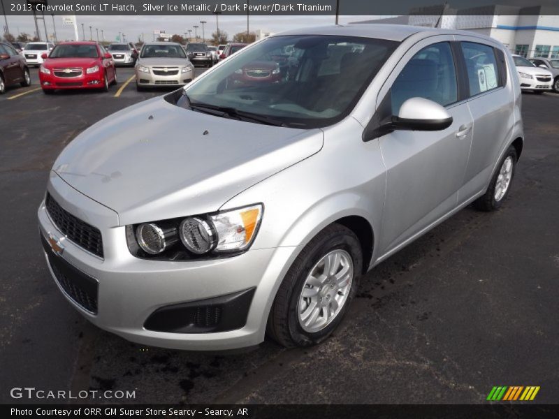 Silver Ice Metallic / Dark Pewter/Dark Titanium 2013 Chevrolet Sonic LT Hatch