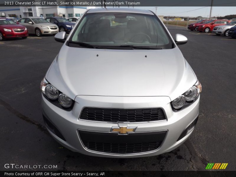 Silver Ice Metallic / Dark Pewter/Dark Titanium 2013 Chevrolet Sonic LT Hatch