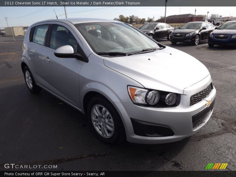 Silver Ice Metallic / Dark Pewter/Dark Titanium 2013 Chevrolet Sonic LT Hatch