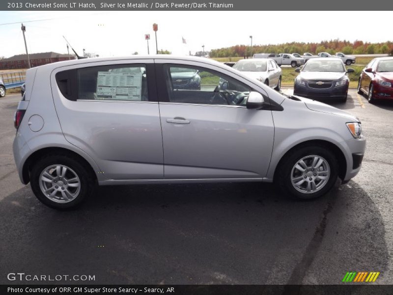 Silver Ice Metallic / Dark Pewter/Dark Titanium 2013 Chevrolet Sonic LT Hatch