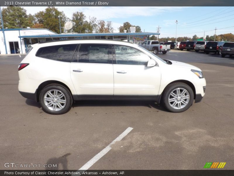  2013 Traverse LT White Diamond Tricoat